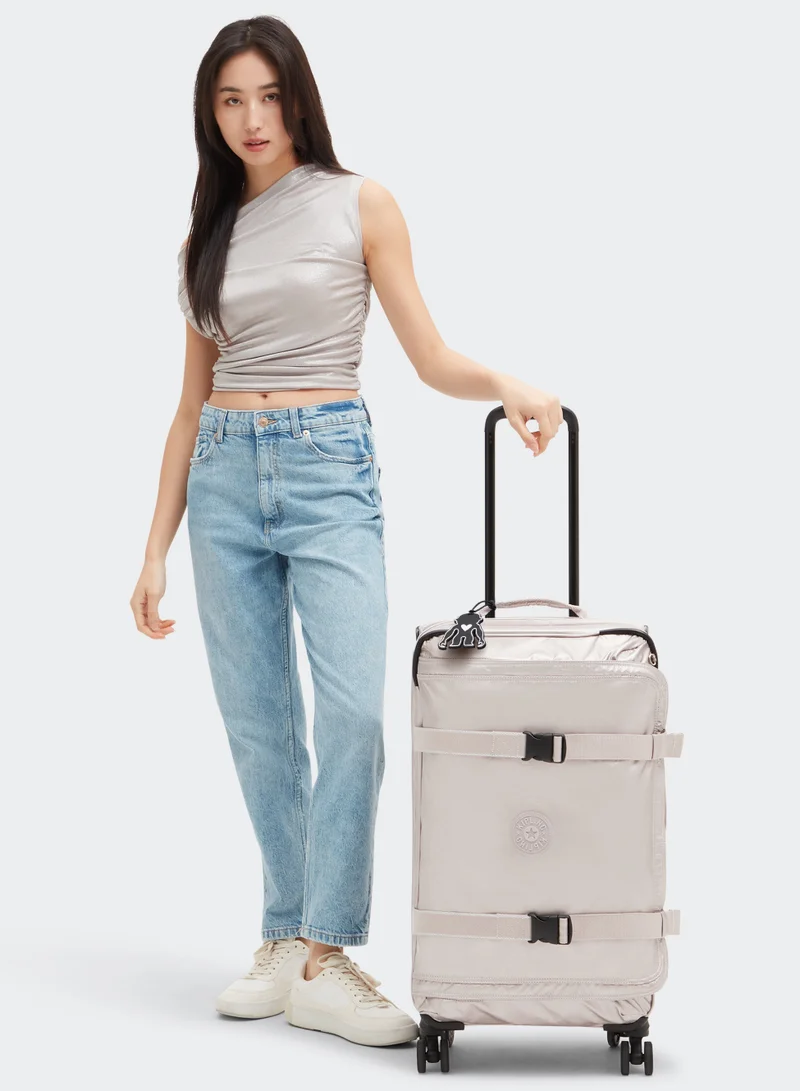 Kipling Basic Plus Spontaneous Medium 4-Wheeled Suitcase 66cm/25inches, 3.72kg, 71L, Mettalic Glow