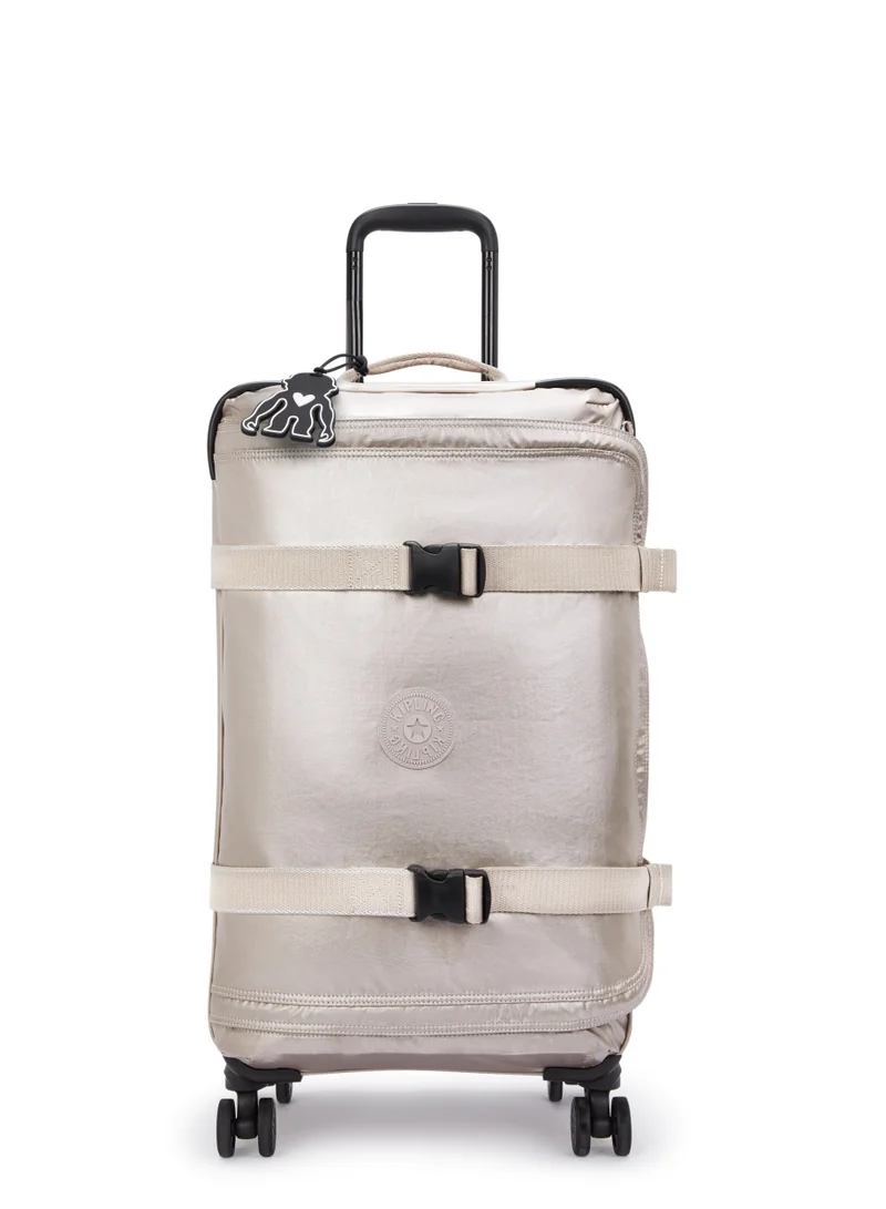 Kipling Basic Plus Spontaneous Medium 4-Wheeled Suitcase 66cm/25inches, 3.72kg, 71L, Mettalic Glow