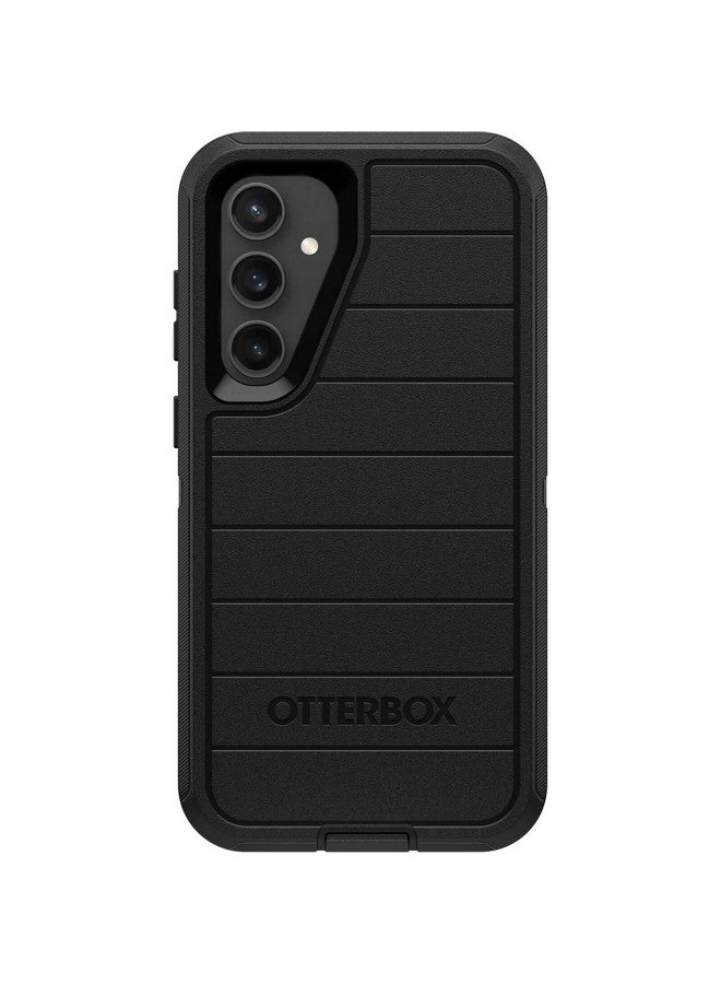 أوتربوكس جراب OtterBox Defender Series لهاتف Samsung Galaxy S23 FE (فقط) - مشبك جراب متضمن - حماية من الميكروبات - عبوة غير مخصصة للبيع بالتجزئة - أسود - Image 3