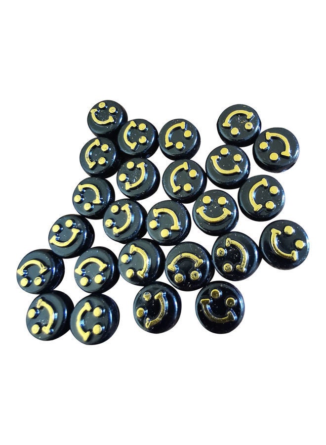 NIBEMINENT 250-Piece Craft Making Smiley Face Beads 0.10x0.6cm - Image 2