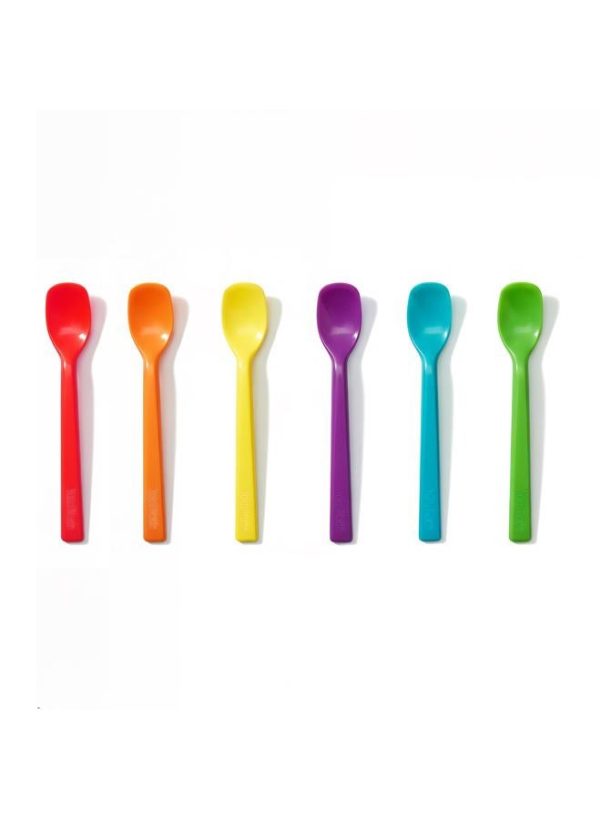 Yoku Made Small Silicone Spoon for Silent Stirring, Mini Spatula, Jar Scraper for Sauce Seasoning and Yogurt - Image 1