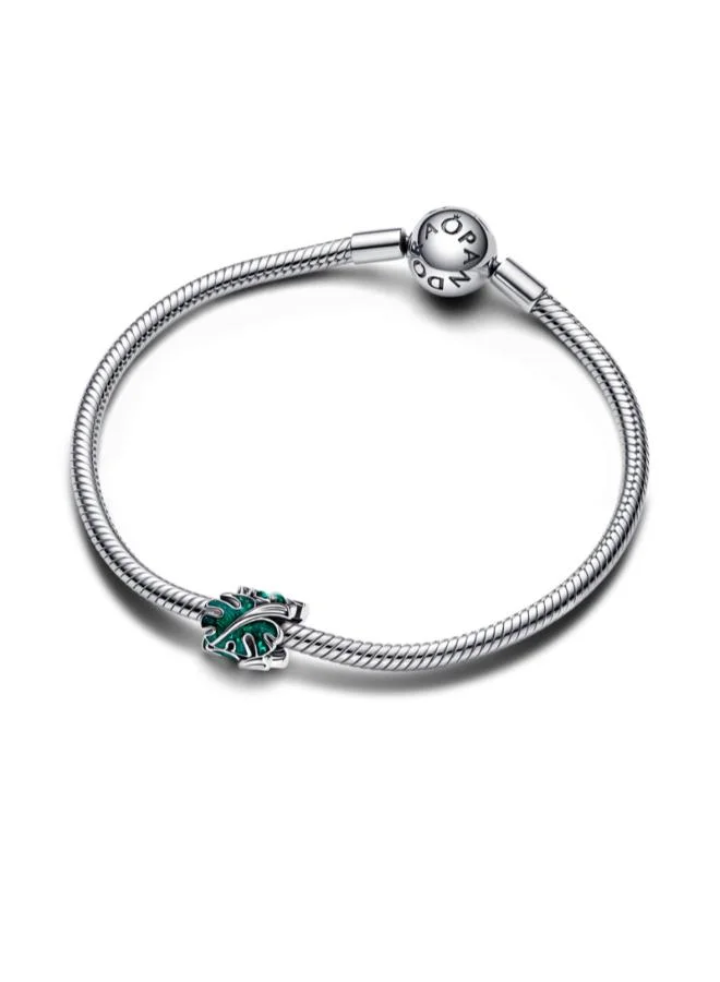 PANDORA  Green Monstera Leaves Charm for Women | Best Price UAE