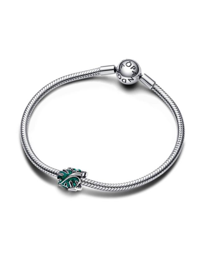 PANDORA Green Monstera Leaves Charm - Image 3