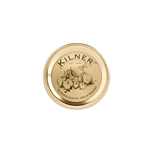 Kilner 12 Pcs Preserve Jar Seal Lids compatible with 0.25L, 0.5L and 1L Glass Jars | Airtight Replacement Lids - Image 1
