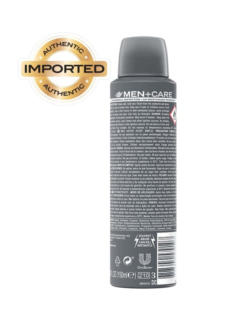 دوف مزيل العرق مين + كير كلين كومفورت إيروسول 150 مل (عبوة من 6 قطع) - Image 4