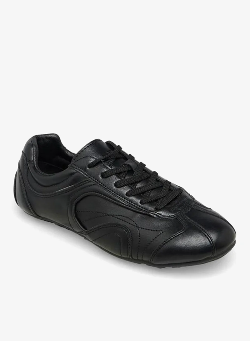 Flora Bella By Shoexpress BLACK Flora Bella Women Lace-Up Ankle Sneakers for Women | Best Price UAE