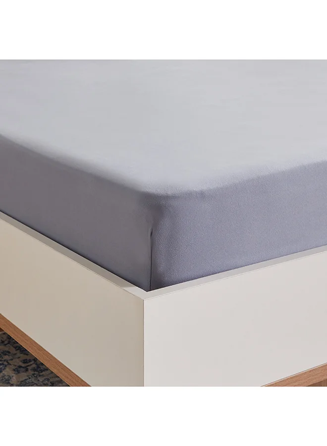 Home Box Ferum Micro Jersey King Fitted Sheet 200 x 30 x 180 cm