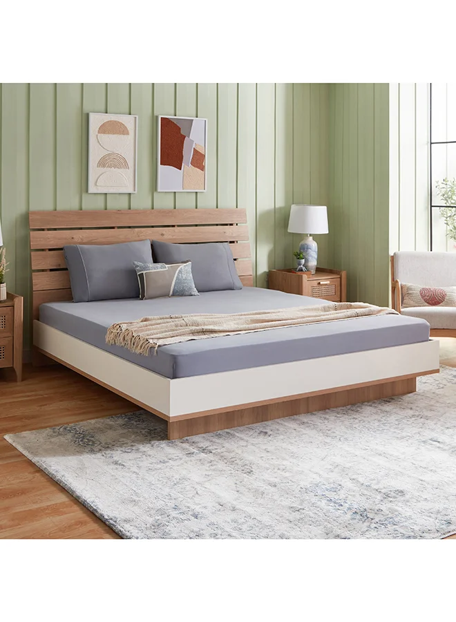 Home Box Ferum Micro Jersey King Fitted Sheet 200 x 30 x 180 cm