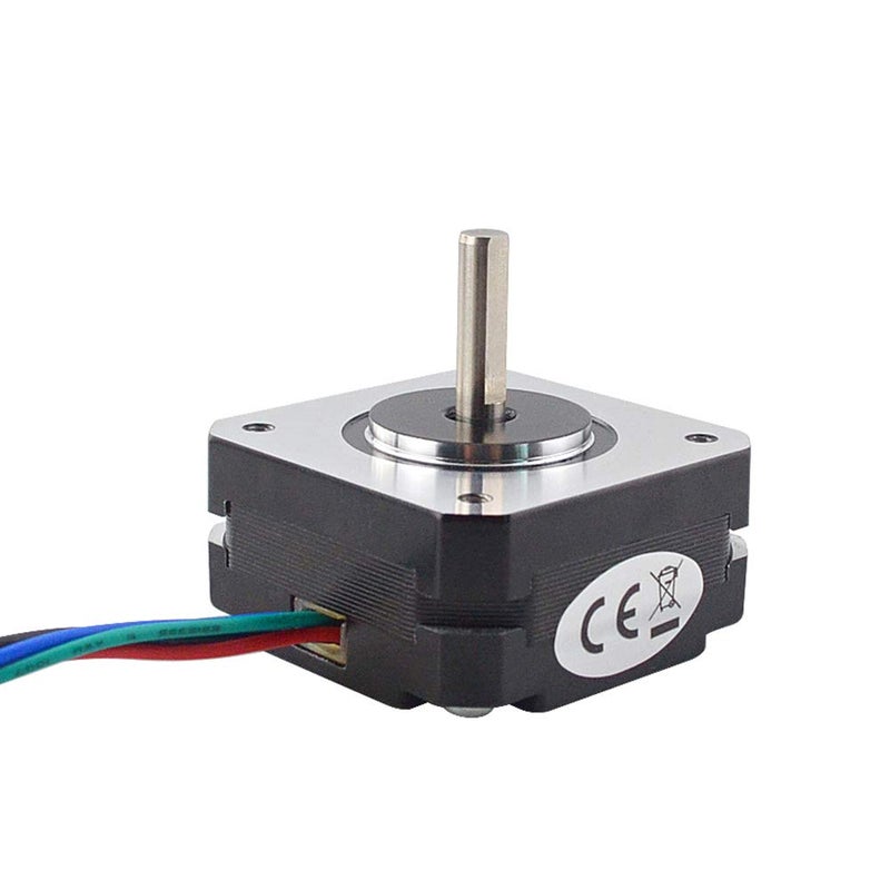 STEPPERONLINE 5 PCS Nema 17 Stepper Motor Bipolar 1.8deg 16Ncm (22.6oz.in) 1A 42x42x20mm 4 Wires for Exturder 3D Printer CNC DIY - Image 2