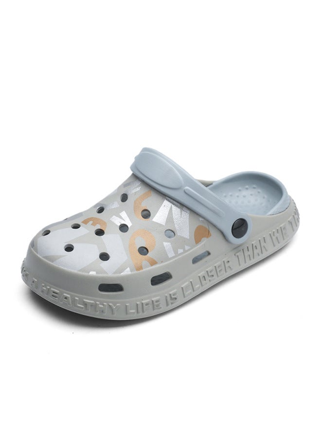 Trendy Shoes Summer Children's Hole Shoes Household Baby Sandals Thick Sole Outer Wear Soft Sole Children's Slippers