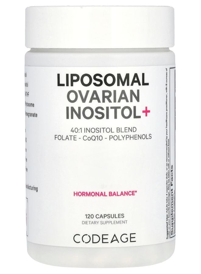 Codeage Liposomal Ovarian Inositol+ 120 Capsules