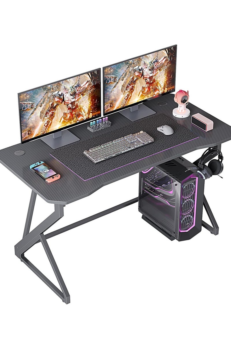 Arabest Gaming Desk 31 Inch Large Manual Height Adjustable Black Gaming Computer Desk, Home Office Standing Table, Executive Workstation  - Image 2
