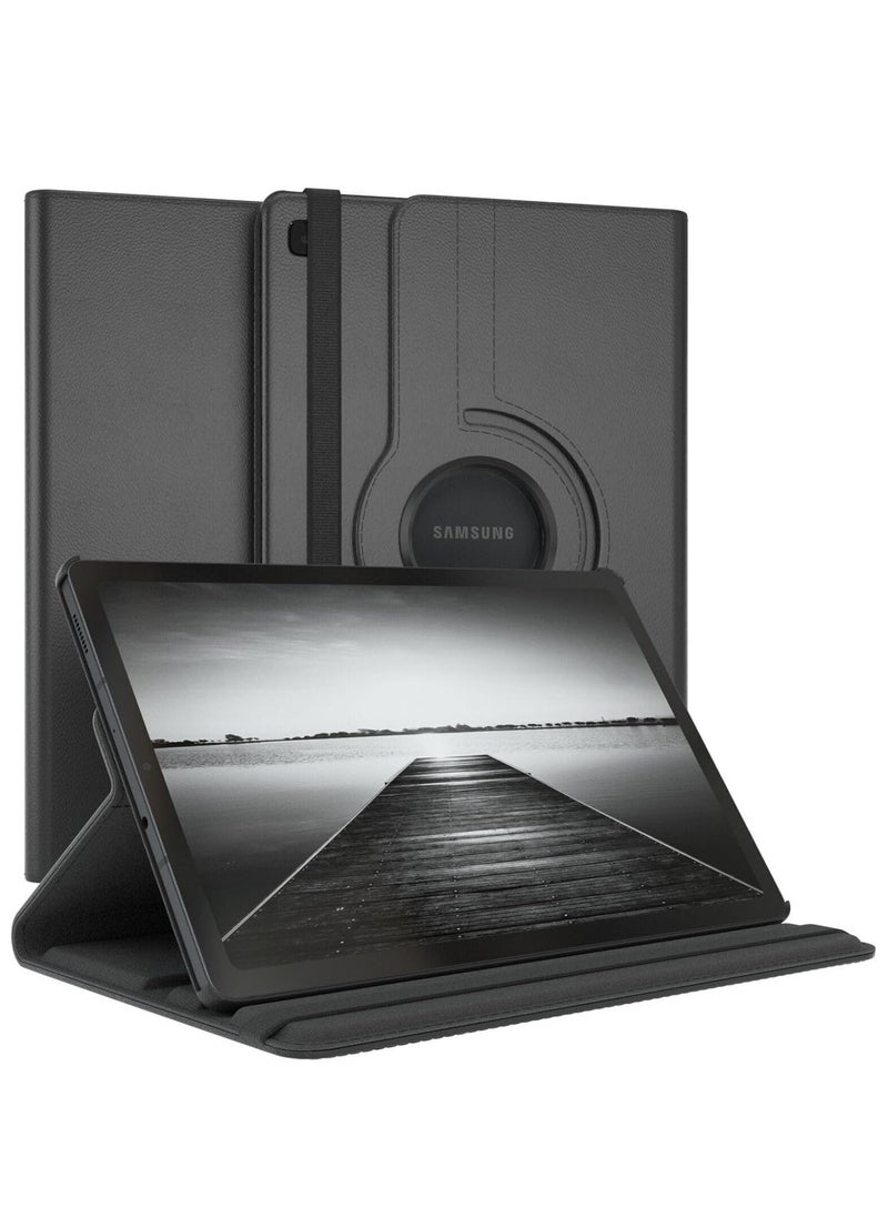 ELTRAZONE - Rotating Case for Samsung Galaxy Tab A7 10.4 (2020/2022) [T500/T505/T507/T509] | 360-Degree Stand with [Auto Sleep/Wake] | Folio Leather Smart Tablet Cover (Black) - Image 1