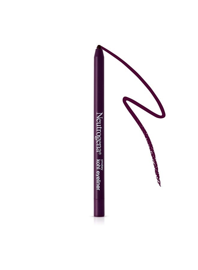 Neutrogena Smokey Kohl Eyeliner with Antioxidant Vitamin E, Water-Resistant & Smooth-Gliding Eyeliner Makeup, Rich Plum, 0.014 oz - Image 5