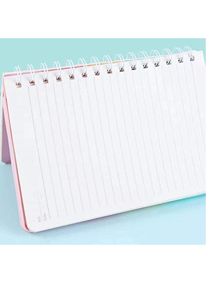 A5 Pop Notebook Spiral Notebook for Girls and Boys Gift in School with Stress Relief Assistant Fidget Toy