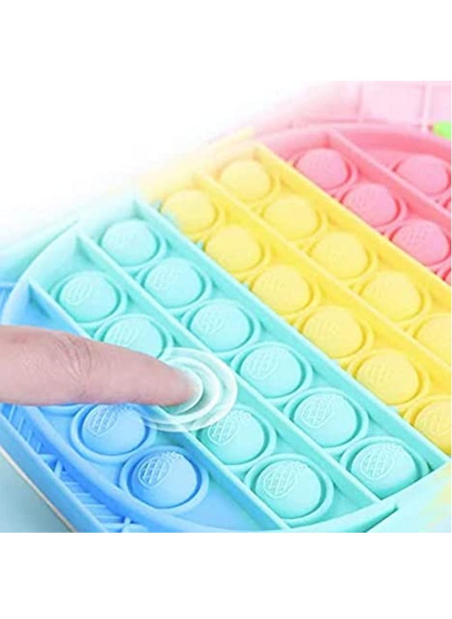 A5 Pop Notebook Spiral Notebook for Girls and Boys Gift in School with Stress Relief Assistant Fidget Toy