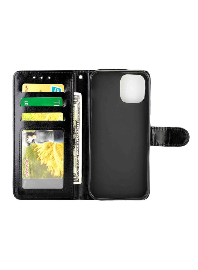 S-TOP Case For iPhone 12 Pro Max Crazy Horse Texture Leather Horizontal Flip Protective Case with Holder & Card Slots & Wallet & Photo Frame - Image 3