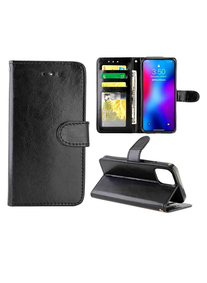 S-TOP Case For iPhone 12 Pro Max Crazy Horse Texture Leather Horizontal Flip Protective Case with Holder & Card Slots & Wallet & Photo Frame - Image 1