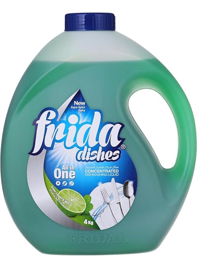 Frida Dishes Green Lemon & Mint 4 KG