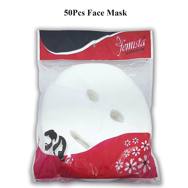 Bioway FEMISTA DisposableReusable NonWoven Skin Care Facial Tissue PaperPremium Face Mask Napkin for Makeup Face Cleansing For Moisturizing Brighten Whiten Tighten Face to apply Liquids 50 - Image 4