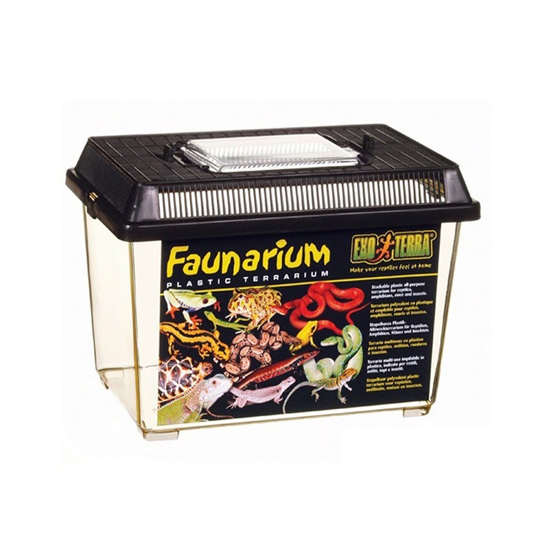 Exo Terra Faunarium, Large - 14 1/2”L x 8 1/2”W x 10”H