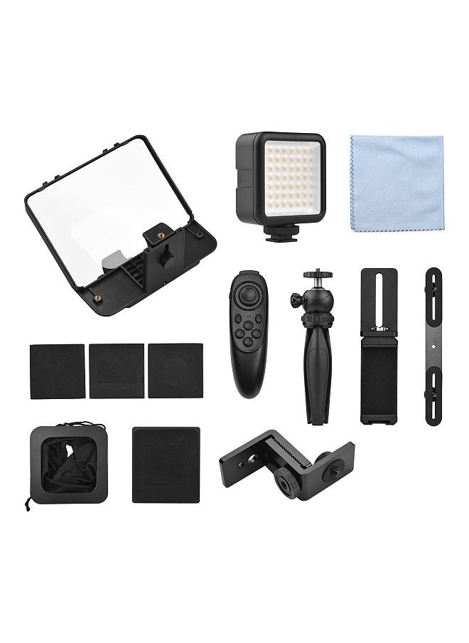 ANDOER - Andoer A10 Portable Smartphone DSLR Camera Teleprompter Prompter Kit - Image 1