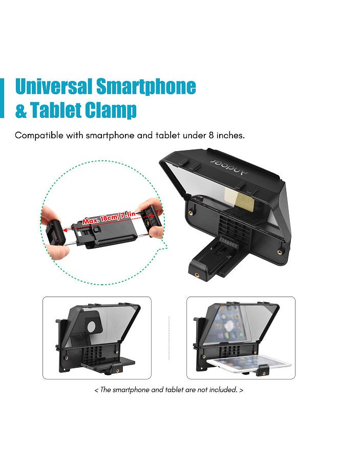 ANDOER - Andoer A10 Portable Smartphone DSLR Camera Teleprompter Prompter Kit - Image 1