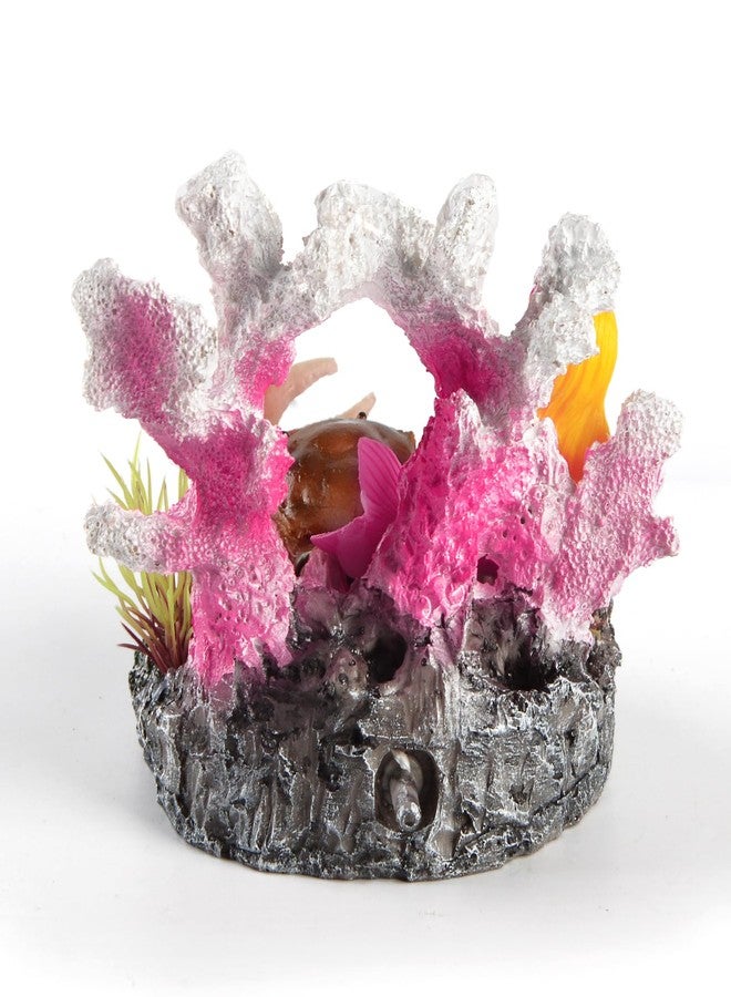Saim Resin Corals, Aquarium Bubbler Decorations Cute Coral & Crab Fish Tank Decoration, Aquarium Micro Ocean Landscape Ornament Resin Corals for Aquarium Fish Tank Decor Fish Toy - Image 5