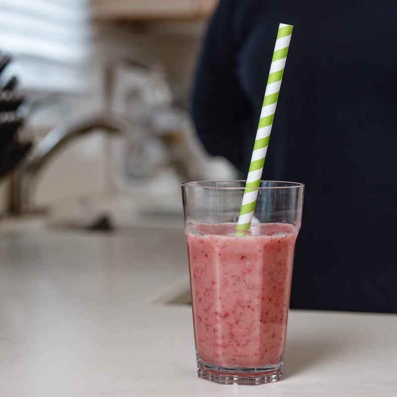 Chef Craft Eco Jumbo Paper Straws  9.75 inch 50 Piece Set  Spiral - Image 5