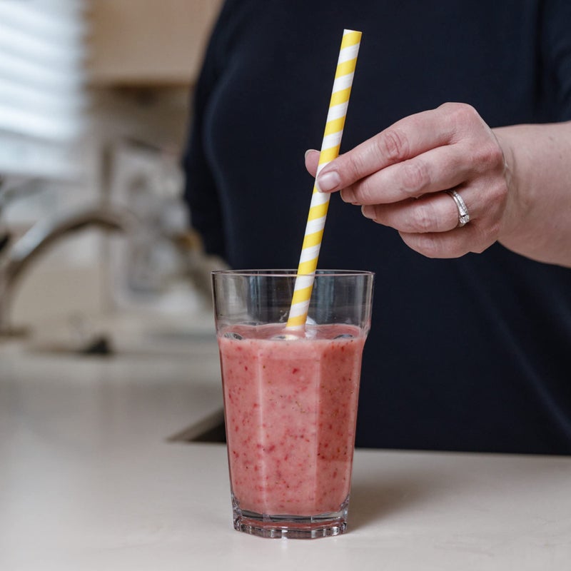 Chef Craft Eco Jumbo Paper Straws  9.75 inch 50 Piece Set  Spiral - Image 4