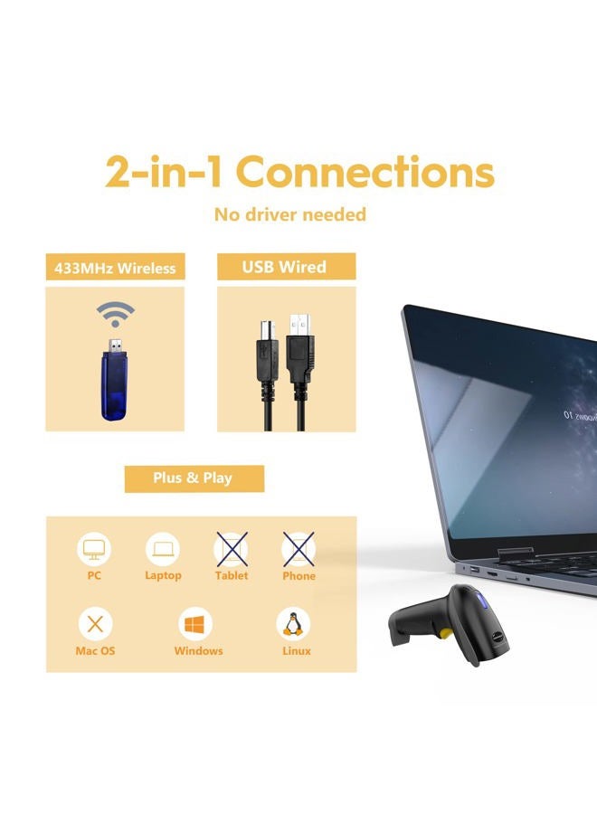 NADAMOO Wireless USB Scanner - 328ft - Image 2