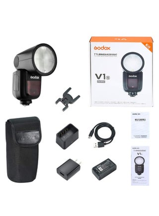 GODOX V1 V1-S Round Head Camera Flash for Sony, 2.4G TTL Sony Flash Speedlite, 1/8000 HSS Speedlight for Sony, Rechargeable Li-ion Battery, 480 Full Power Shots, 10 Level LED Modeling Lamp - pzsku/ZD36F74FC1F76C5734DBBZ/45/1745509536/30773797-a2a1-4c45-a7c8-ff47bffe4e5a