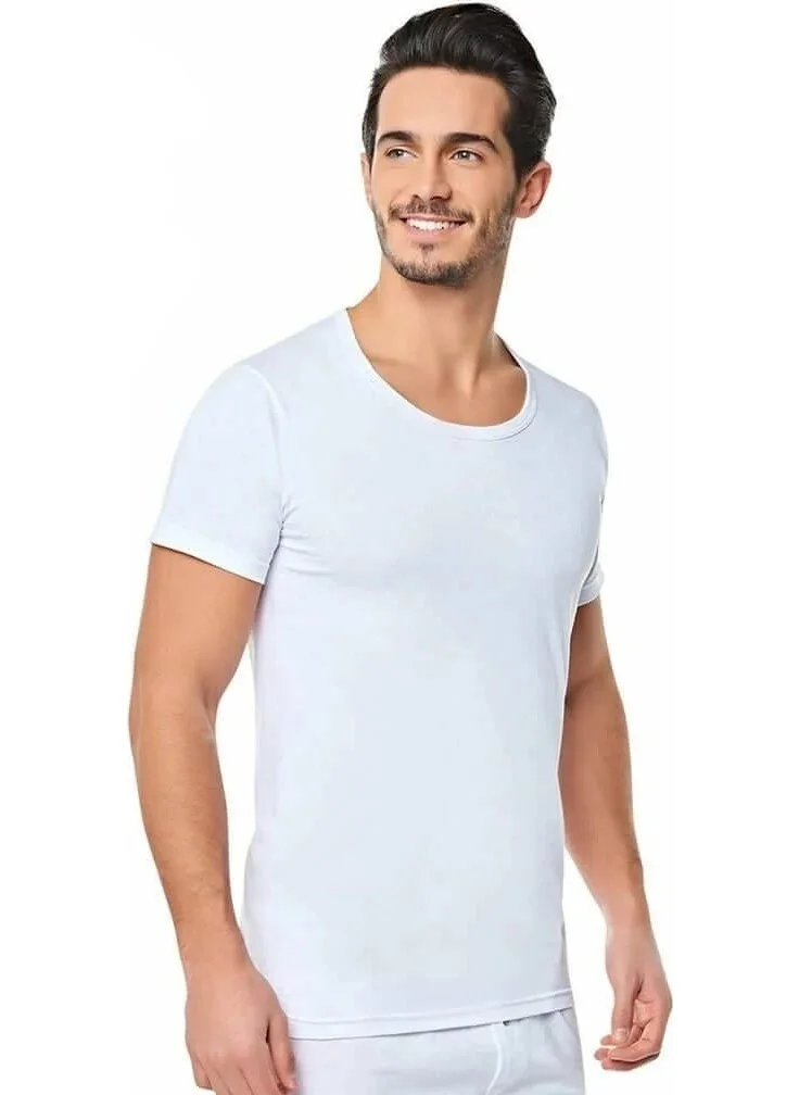 Seher Yıldızı Crew Neck Short Sleeve Undershirt 6 Pack