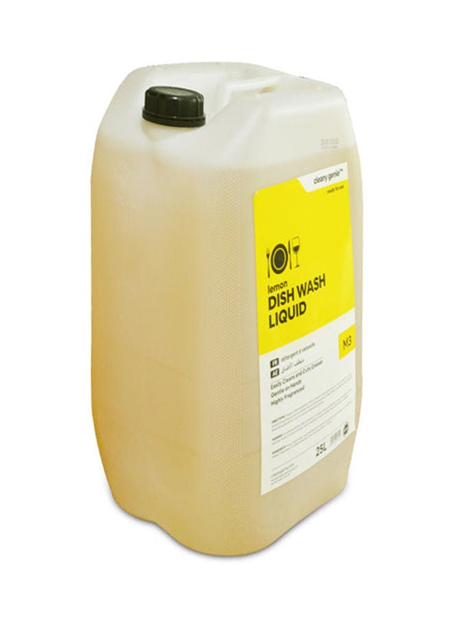 cleany genie Long-Listing Dishwasher Liquid - Lemon Frangrance 25L - Image 2