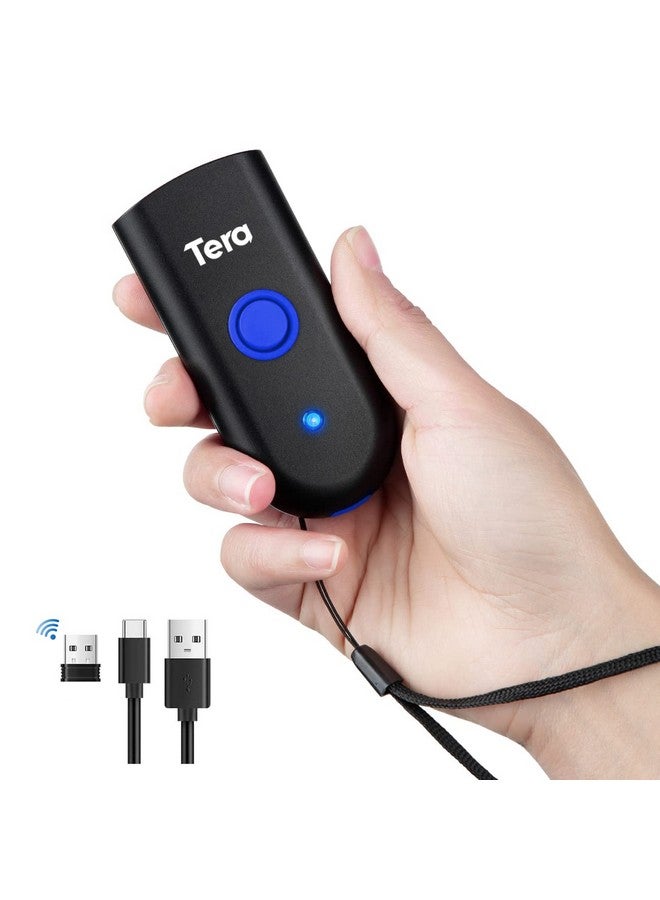 Wireless Barcode Scanner 1D Laser Mini Pocket Waterproof Scanner 3In1 Compatible With Bluetooth Usb Wired Portable Bar Code Reader For Supermarket Logistics Work With Ios Windows Android 1100L
