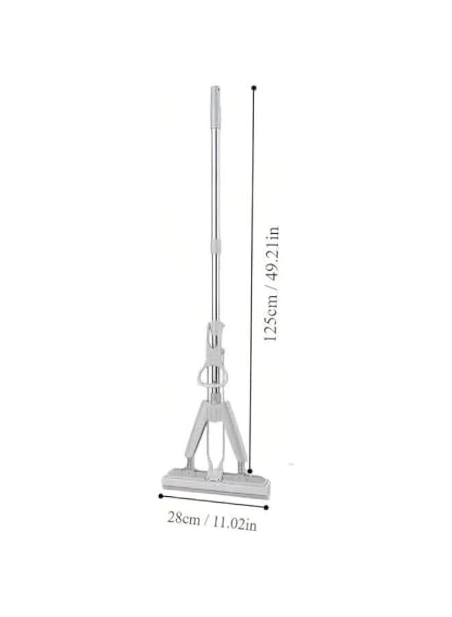 MIXDE Microfiber Mops for Hardwood Floors, Glass, Flat Mop, Mops for Floor Cleaning, Floor Mop with Adjustable Stainless Steel Handle, Microfiber Mop for Dry and Wet Cleaning - Image 3