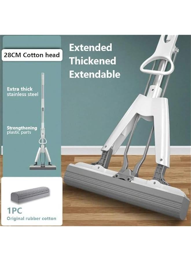 MIXDE Microfiber Mops for Hardwood Floors, Glass, Flat Mop, Mops for Floor Cleaning, Floor Mop with Adjustable Stainless Steel Handle, Microfiber Mop for Dry and Wet Cleaning - Image 4