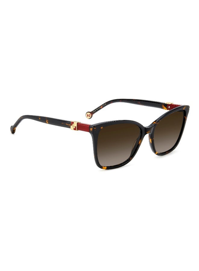 CAROLINA HERRERA CH 0273/S 086 Women's Full Rim Cat Eye Sunglasses - Image 3