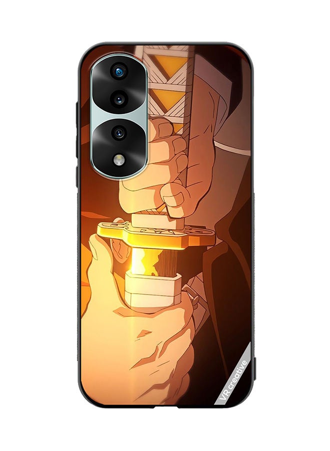 VR CREATIVE Protective Case Cover For Honor 70 Pro Sword Design Multicolour - Image 1