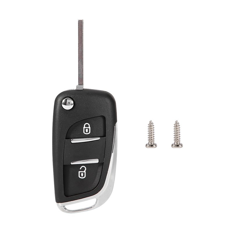 2-Button Remote Key Case Shell Cover CE0536 Fit for Citroen C2 C3 C4 C5 C6 C8 (Type B) - Image 1