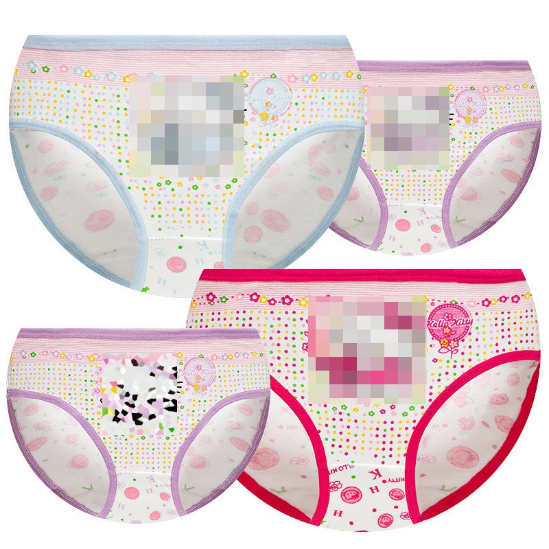 Girls Cotton Briefs 4-Pack Toddler Panties 1062 (four pack) 