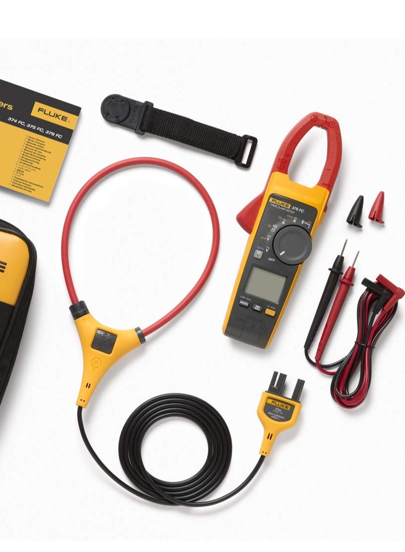 FLUKE Fluke 376 FC True-rms AC/DC Clamp Meter  - Image 2