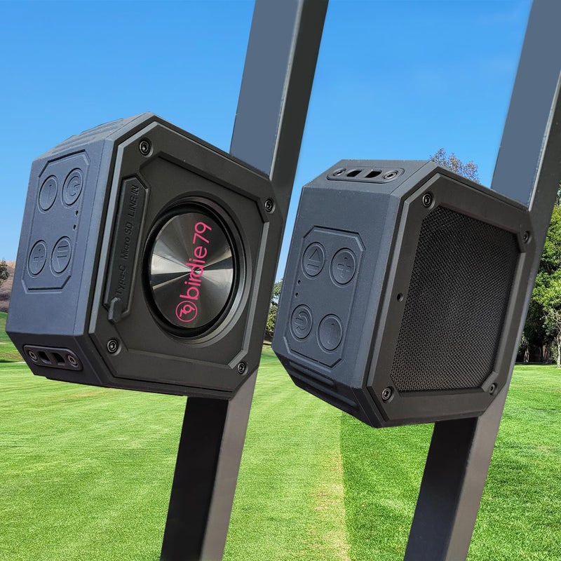 BIRDIE79 2Pack Golf Cart Bluetooth Speaker 30W Loud Stereo Magnetic Mount IPX7 Waterproof Rugged Shockproof X1 - Image 2
