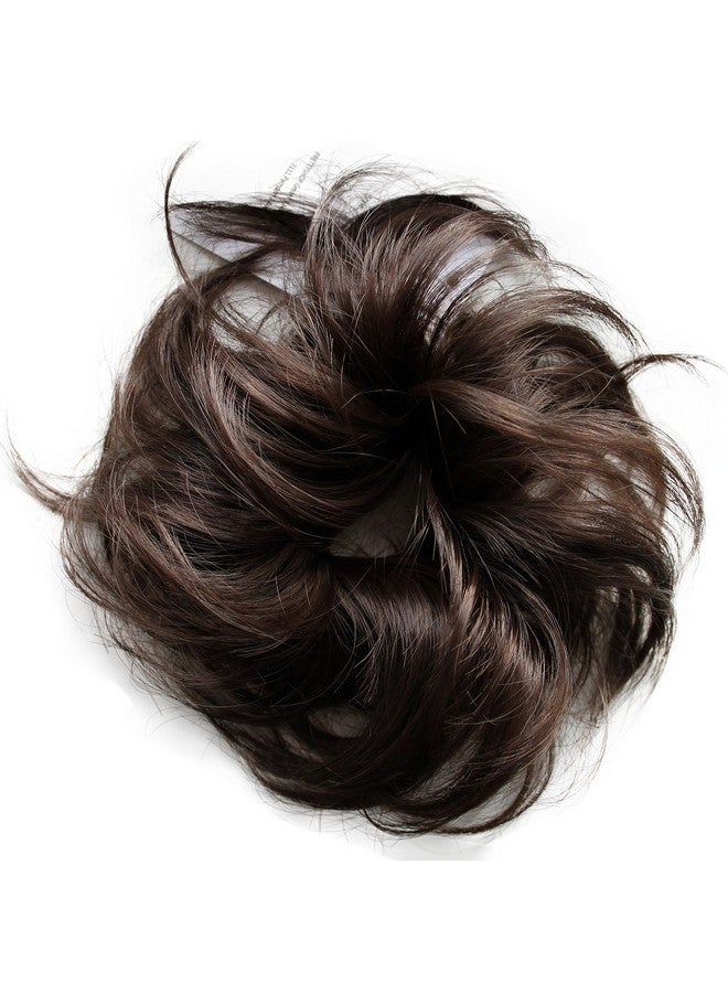 CAISHA Small Scrunchy Updo Hairpiece Ponytail Extensions Hair Tie Brown G2C - Image 1
