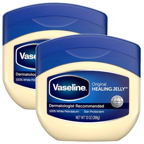Vaseline Petroleum Jelly Value-Size 2-Pack – Dermatologist Recommended Skin Protectant, Healing Ointment for Beauty & Personal Care, 13 Oz Ea - Image 4