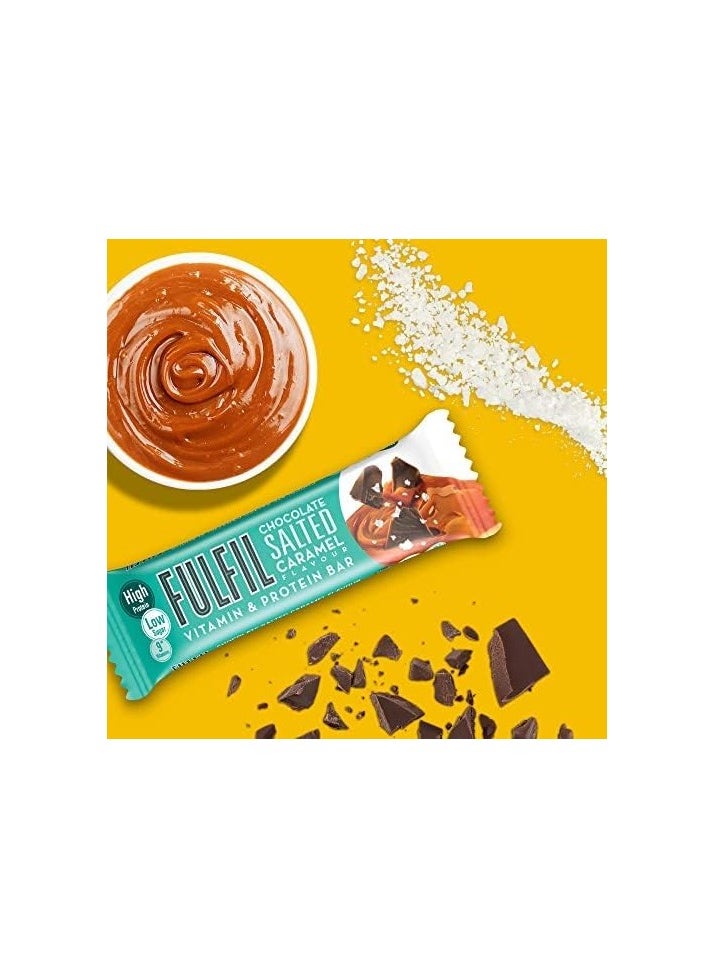 Fulfil Fulfil Chocolate Salted Caramel Protein Bar 15pc  - Image 2