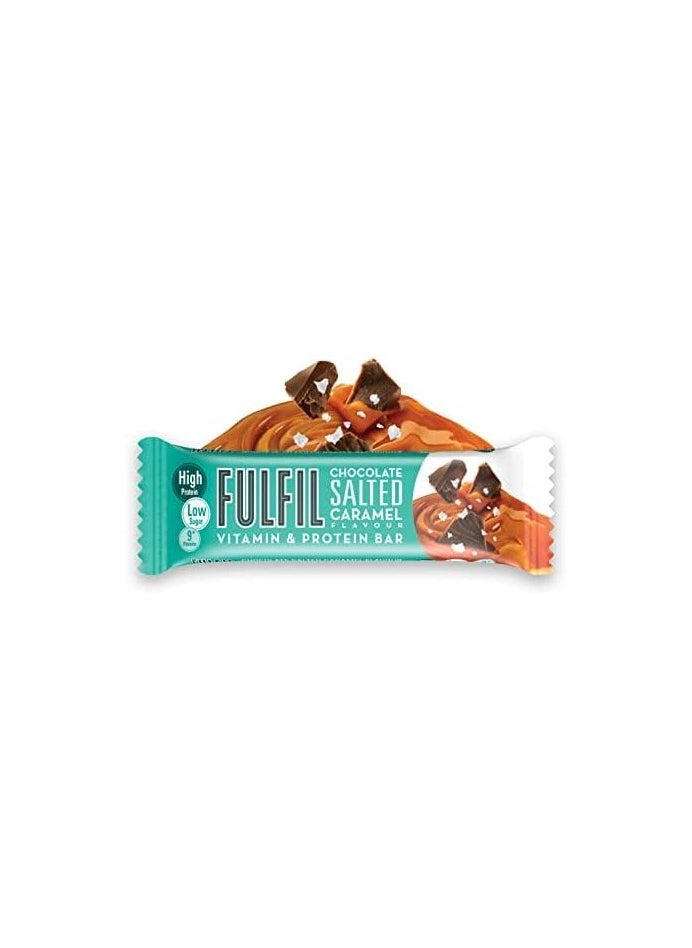 Fulfil Fulfil Chocolate Salted Caramel Protein Bar 15pc  - Image 4