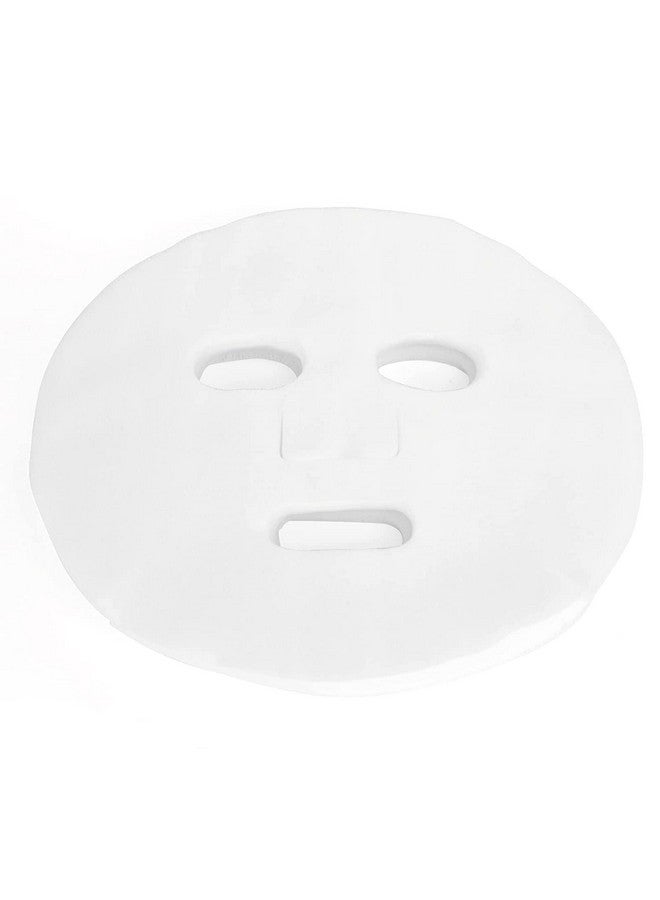 MDN Pre Cut Facial Mask Paper Sheets White DIY Facial Paper Sheet Natural Spa Skin Care Fiber Paper Non Woven Beauty Face Masks Paper for Women Girl Facial Creams Spa - 50 PCS - Image 1