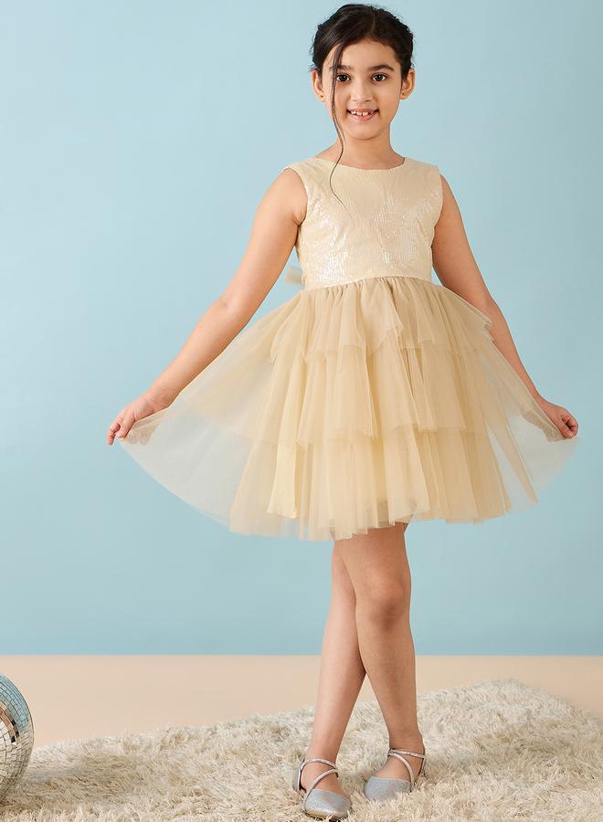 ستايلو بج فستان تول مطرز بالترتر من ستايلو باغ - Image 2