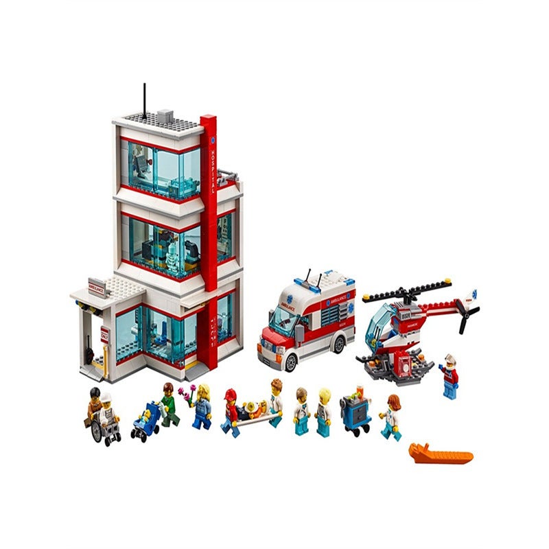 China City Series City Hospital Headquarters Building Blocks - Image 4